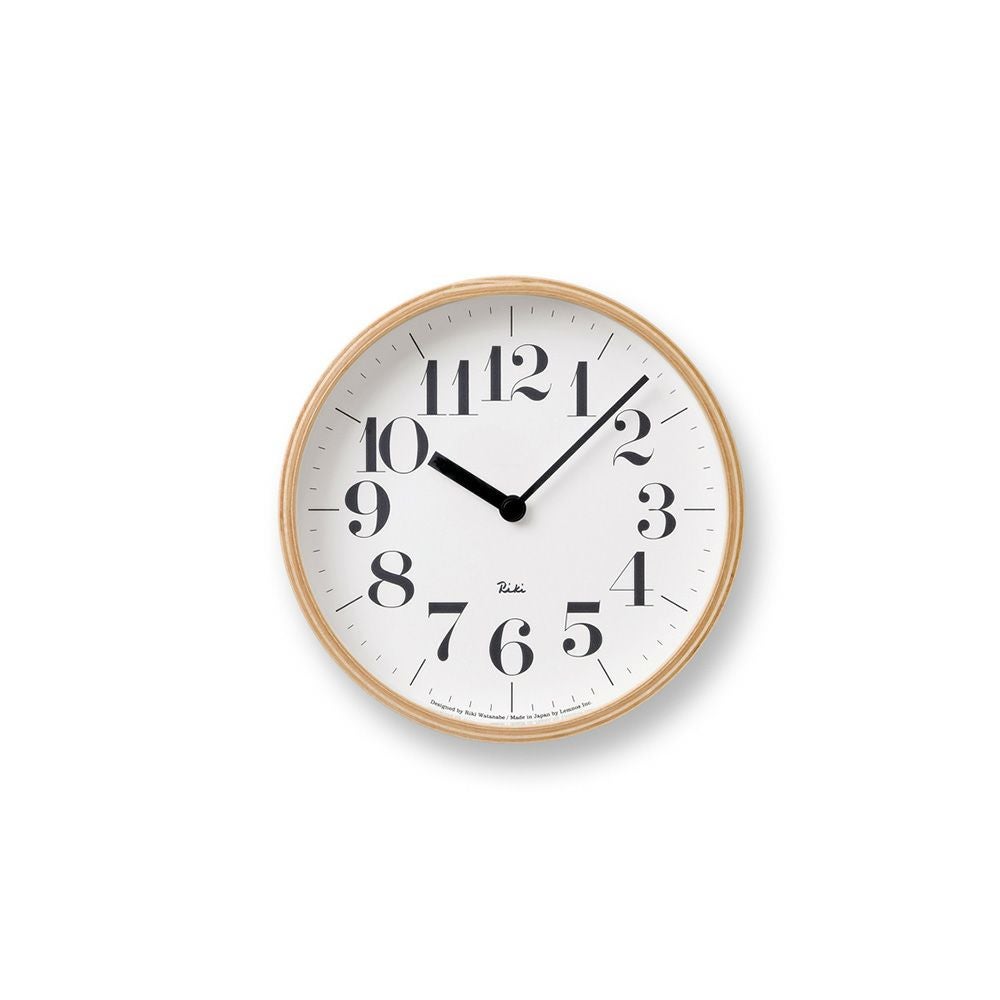 Lemnos 掛け時計 RIKI CLOCK リキ クロック S L レムノス | ヤマソロ公式