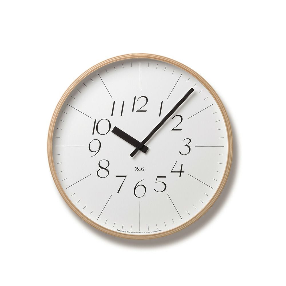 Lemnos 掛け時計 RIKI CLOCK リキ クロック S L レムノス | ヤマソロ公式