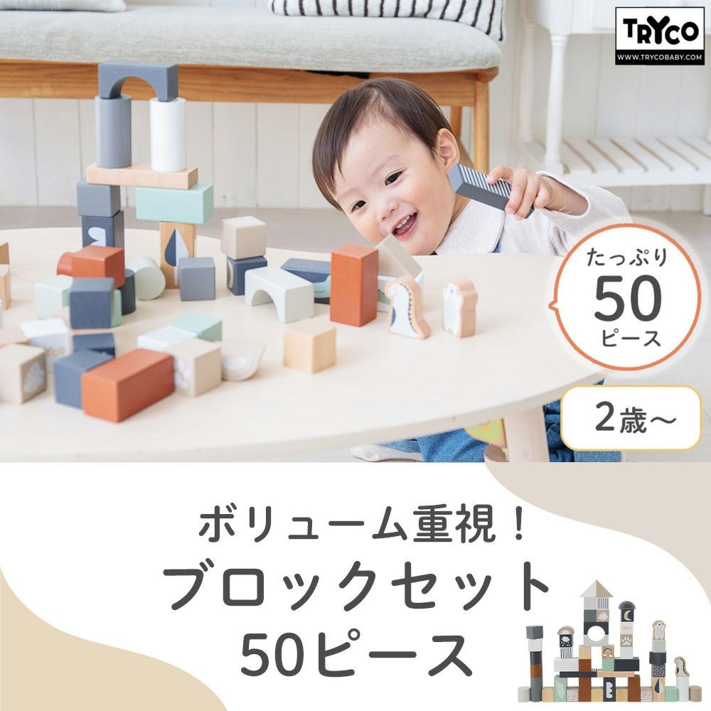 ブロックセット50ピース Tryco | ヤマソロ公式