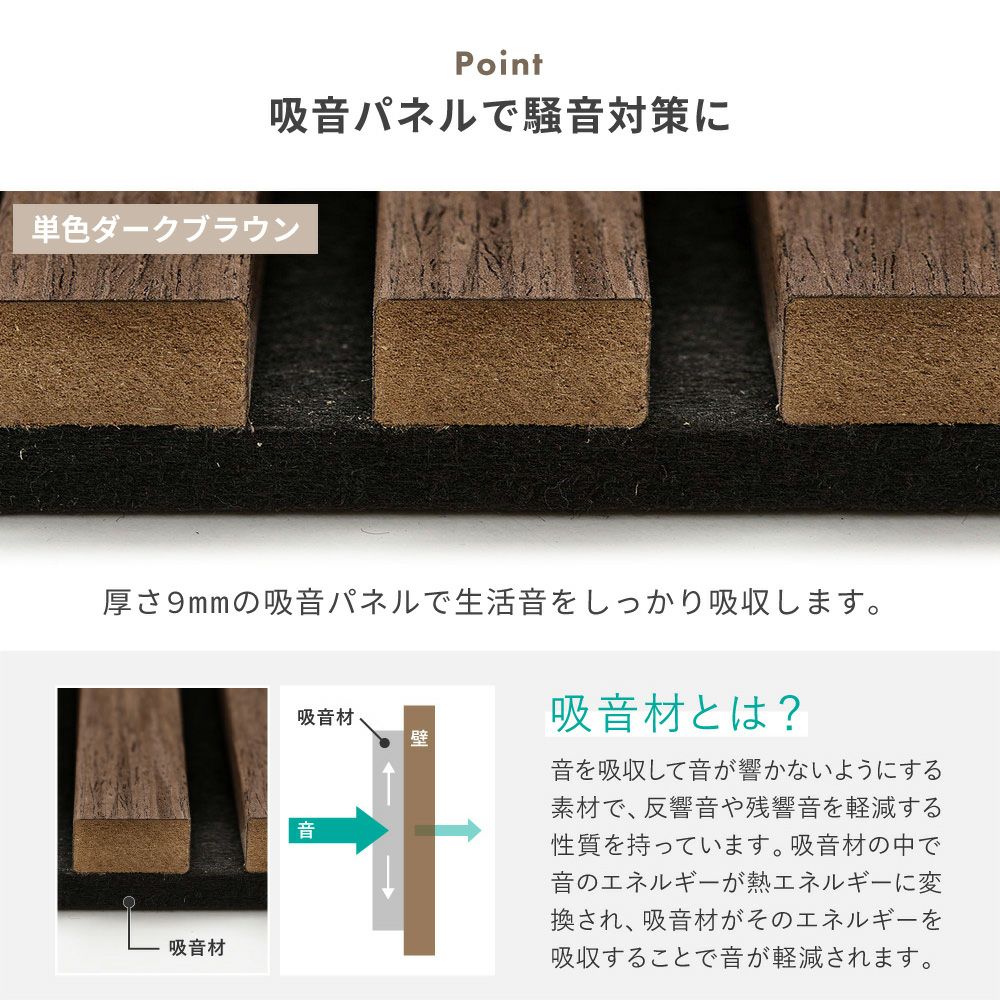 消音パネル イパネッラ 同色6枚入り 30×80cm | ヤマソロ公式