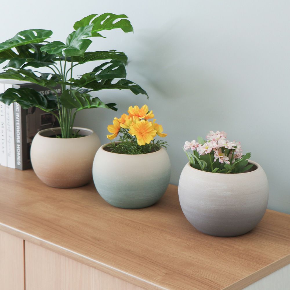 植木鉢 19cm 6号 Gonfler ゴンフレ ヤマソロ | ヤマソロ公式