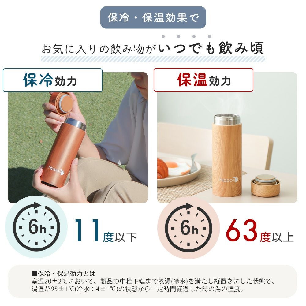水筒 ステンレスボトル 300ml hippo(ヒッポ) 筒型 ヤマソロ | ヤマソロ公式