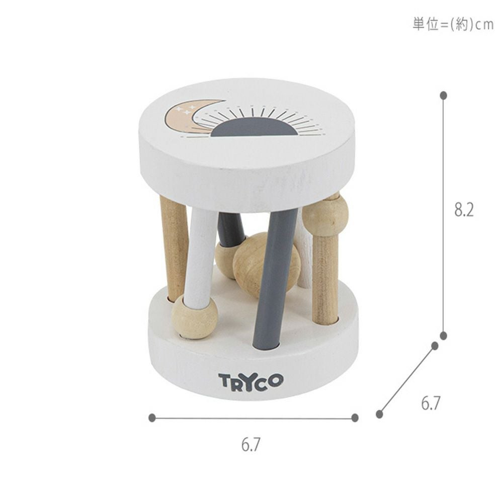 ローラーラトル 木製ラトル トライコ Tryco | ヤマソロ公式