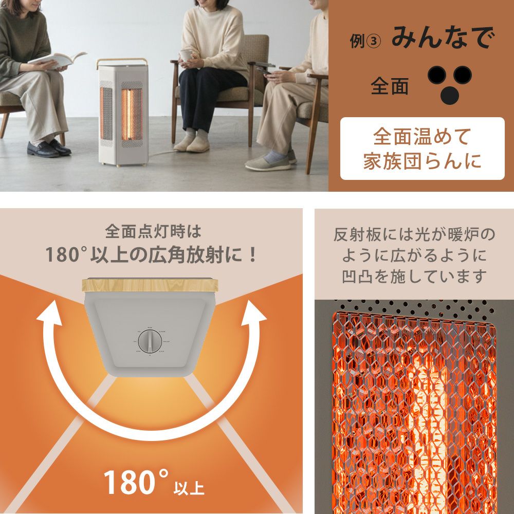 WOOD STYLE トライアングルヒーター スリーアップ | ヤマソロ公式
