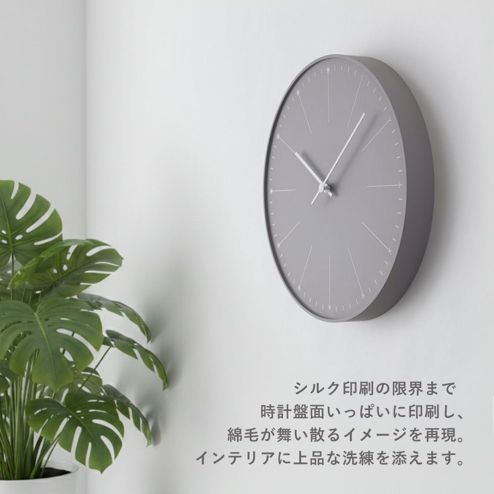 Lemnos 掛け時計 dandelion ダンデライオン レムノス NL14-11