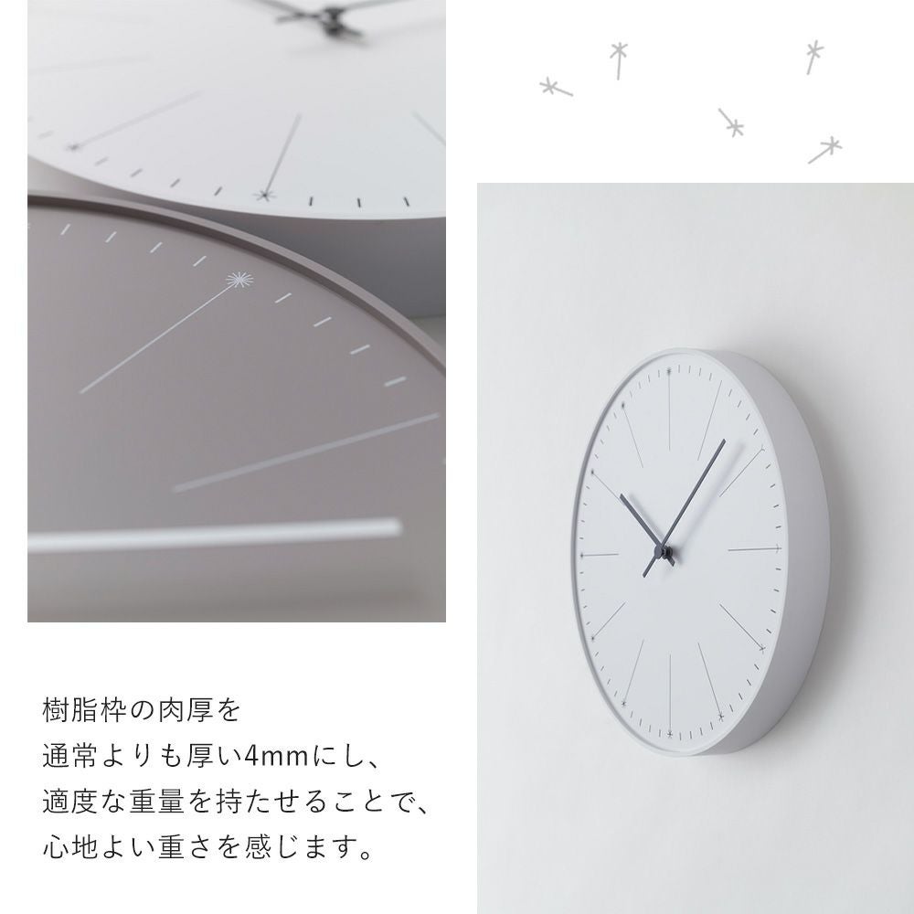 Lemnos 掛け時計 dandelion ダンデライオン レムノス NL14-11