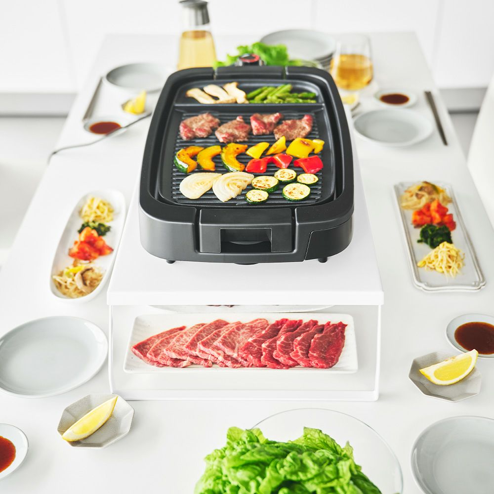 山崎実業 公式 下が使える電気プレートラック タワー | ヤマソロ公式