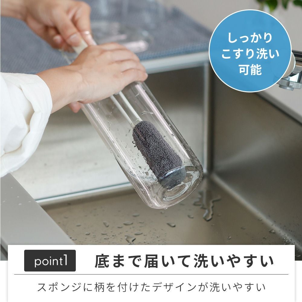 水ピカ ボトル洗いスポンジ リフィル2個入り マーナ(marna) | ヤマソロ公式