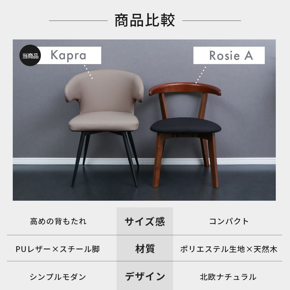 ダイニングチェア Kapra (カプラ) 1脚 2脚セット 4脚セット ヤマソロ