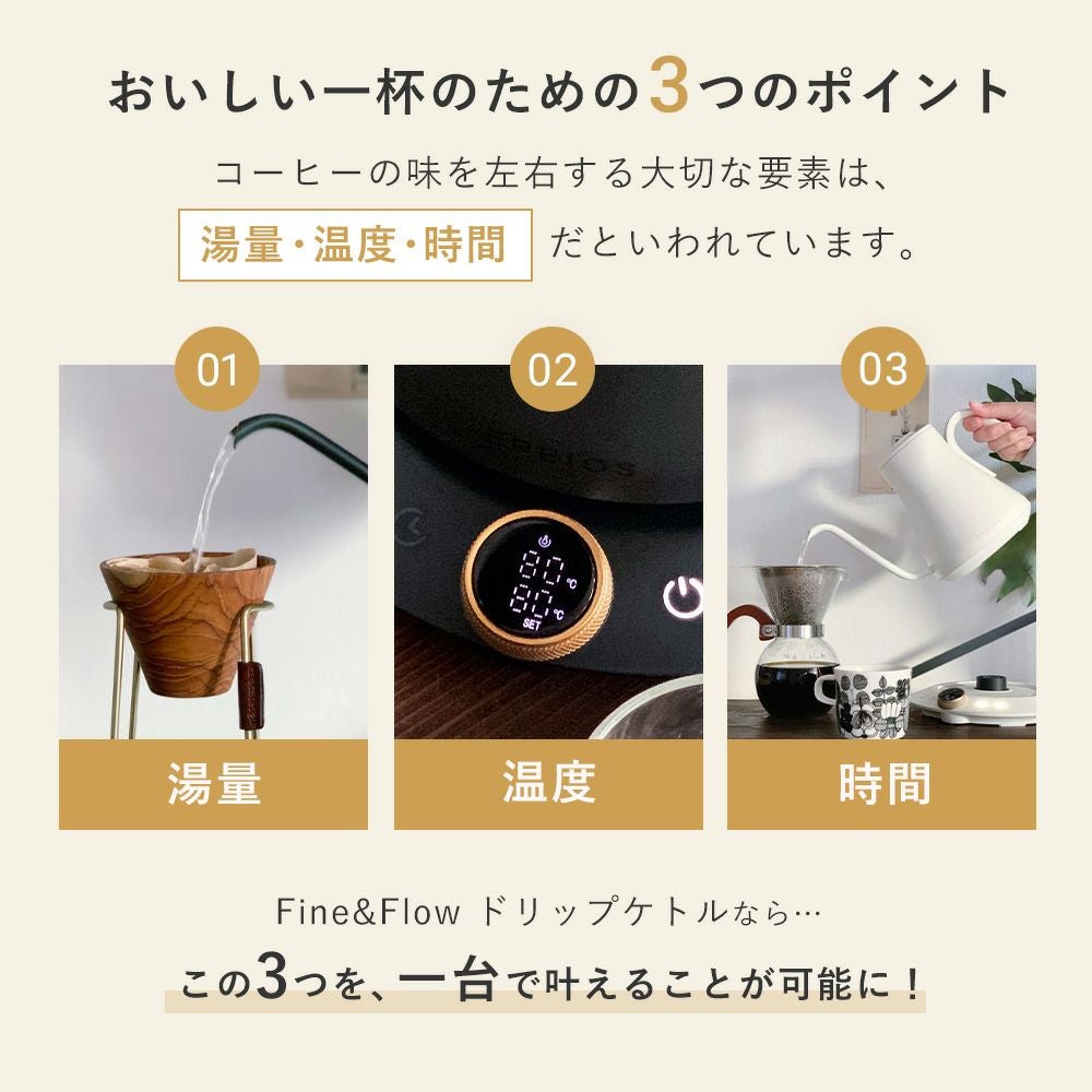 EPEIOS Fine&Flow ドリップケトル エペイオス | ヤマソロ公式