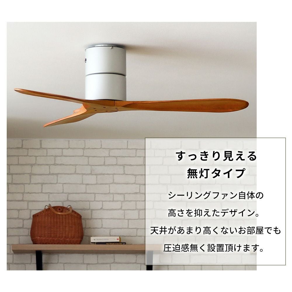 Modern Collection シーリングファン DCモーター REAL wood blades JE
