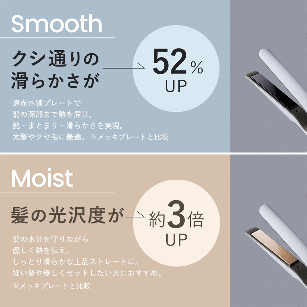 Re・De Hair Straight Smooth/Moist リデ ストレートヘアアイロン
