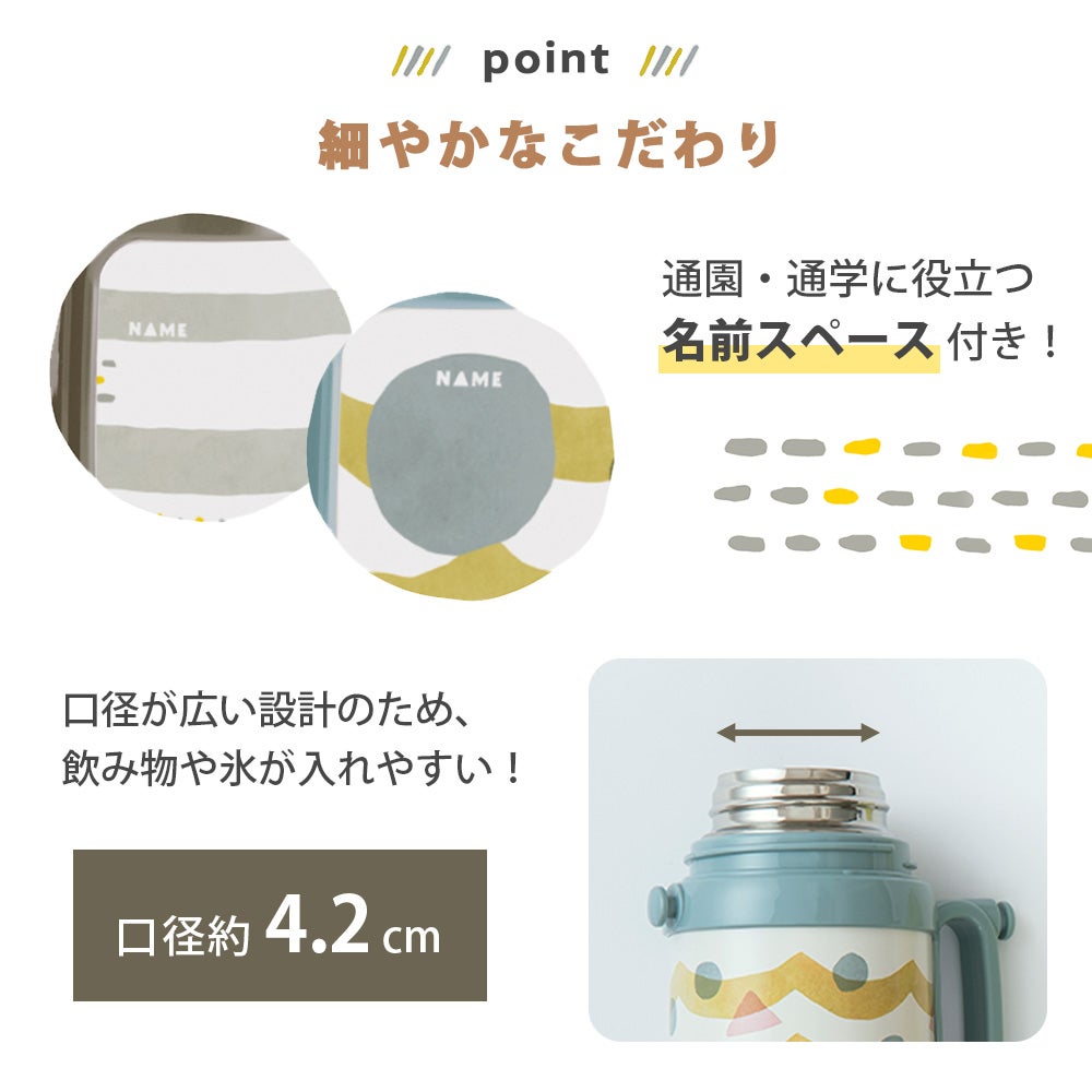 2WAYボトル （ダイレクト コップ） 水筒 ピーコック peacock ASN-W50