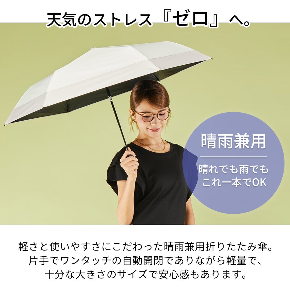 ミニ自動開閉日傘 50cm 6本骨 PETINA bicolor KIZAWA | ヤマソロ公式