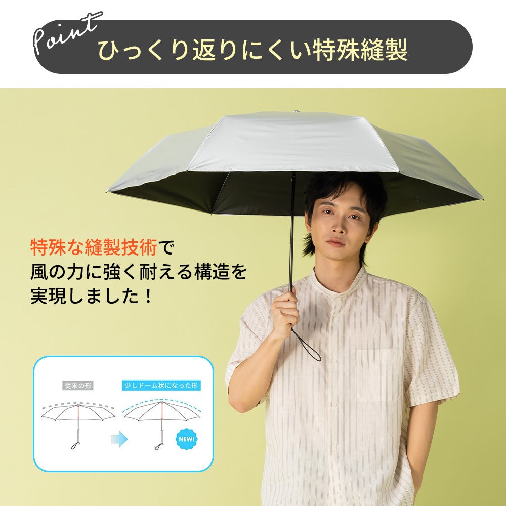 超軽量カーボン 55cm 日傘 U.Light～aero～ KIZAWA | ヤマソロ公式