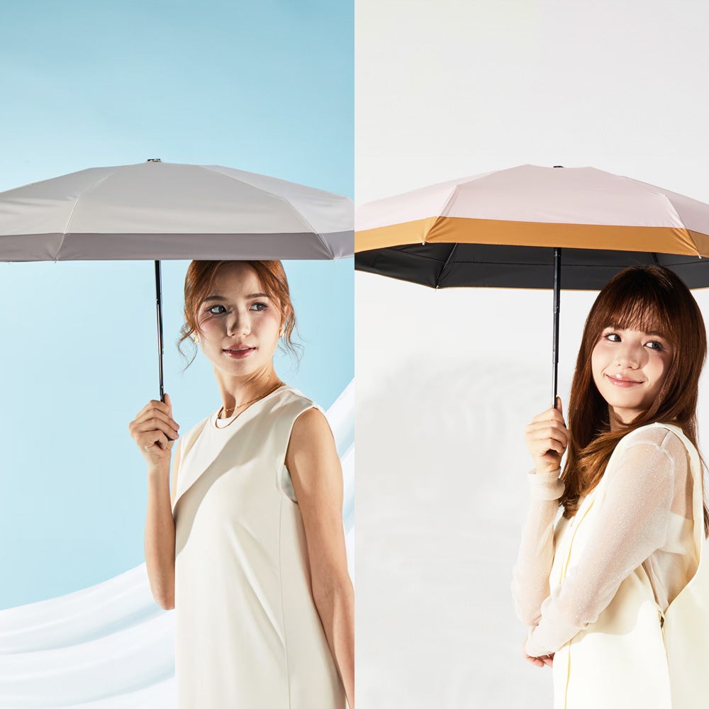 超コンパクト5段式 47cm 日傘 折りたたみ 晴雨兼用 pico bicolor