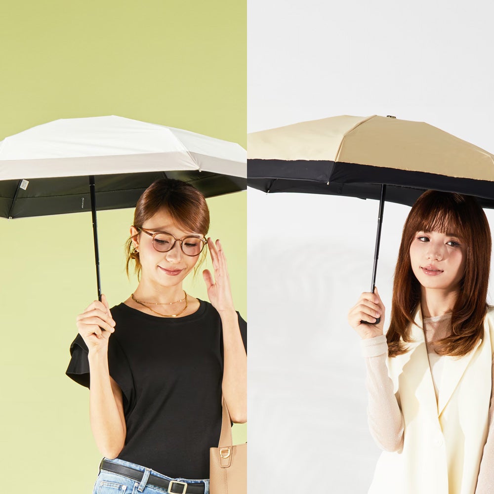 超コンパクト5段式 47cm 日傘 折りたたみ 晴雨兼用 pico bicolor