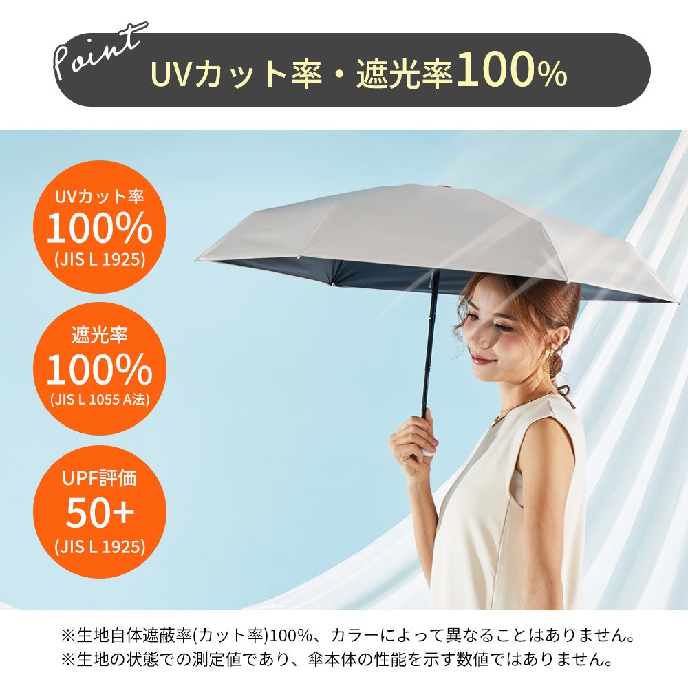 超コンパクト5段式 47cm 日傘 折りたたみ 晴雨兼用 pico classic