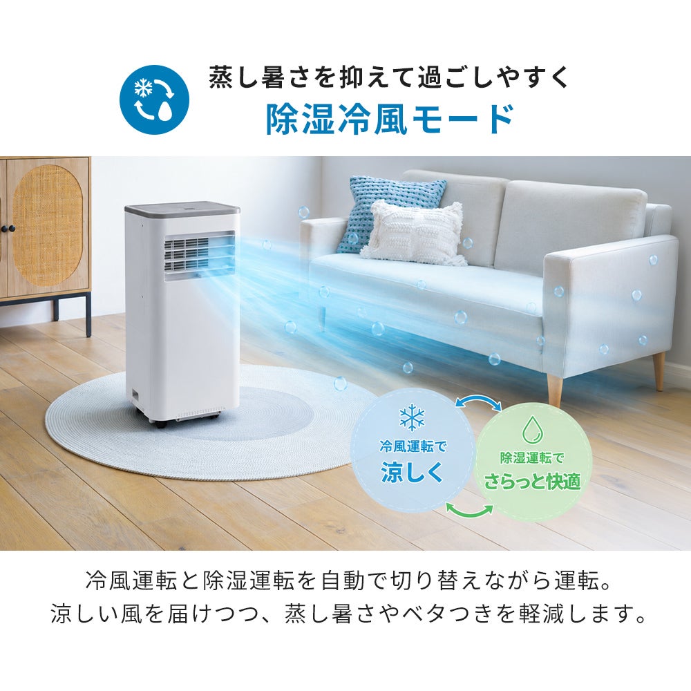 ダクトレス ハイパワーハイブリッド冷却 スポットエアクーラー スリー