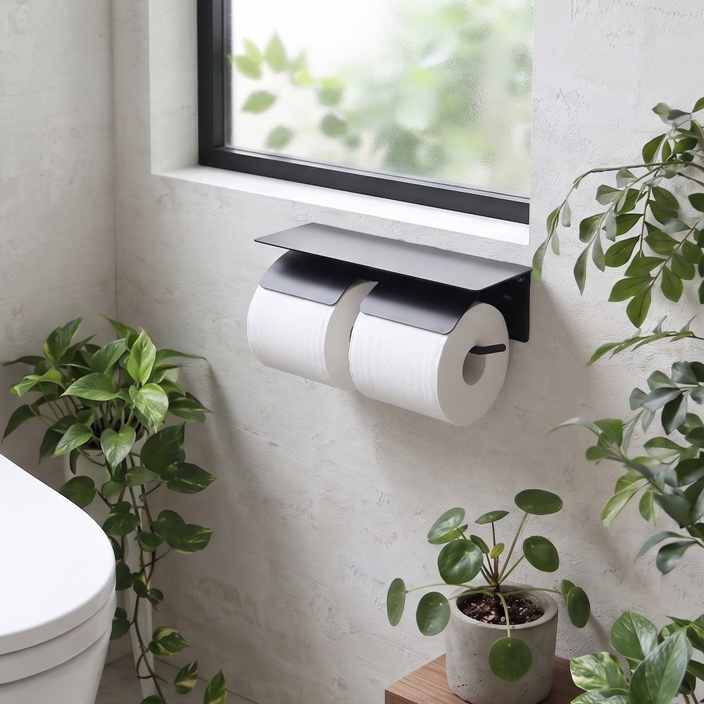 ステンレストイレットペーパーホルダー1連・2連 Blan premium(ブラン