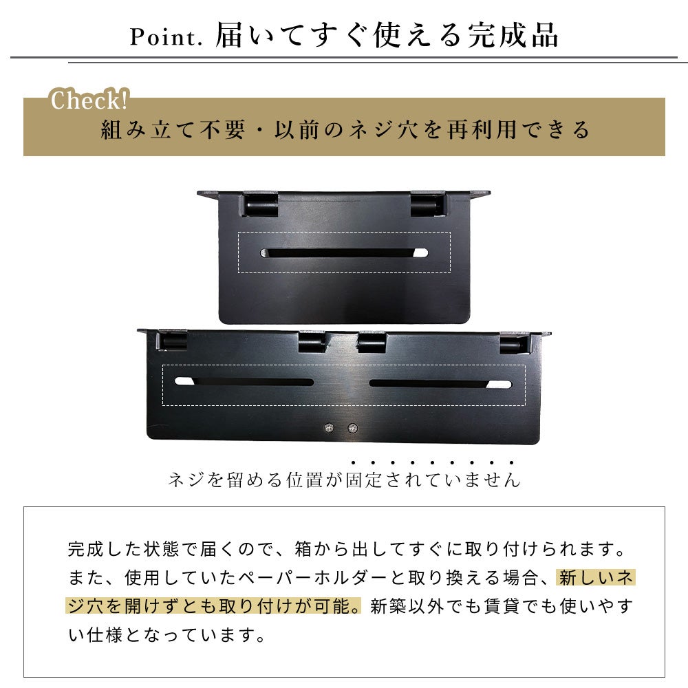 10%クーポン6/30まで]ステンレストイレットペーパーホルダー＆タオル