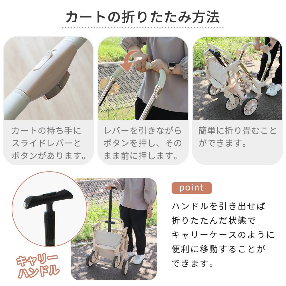 10%クーポン6/30まで]ペットカート WANGO(ワンゴ) ロイヤル ヤマソロ