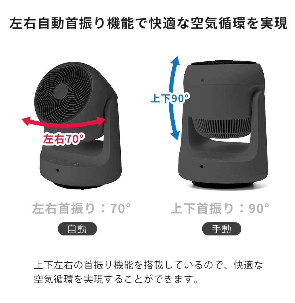 衣類乾燥機能付 DCサーキュレーター ヒート＆クール スリーアップ