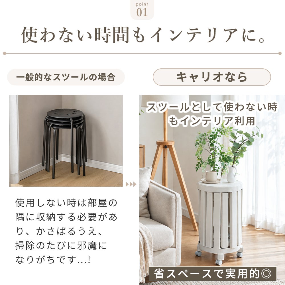 【2台セット】いまだけ価格 インダストリアル スツール/アジャスター付 10%クーポン9/30まで]スタックスツール CARRIO キャリオ ヤマソロ